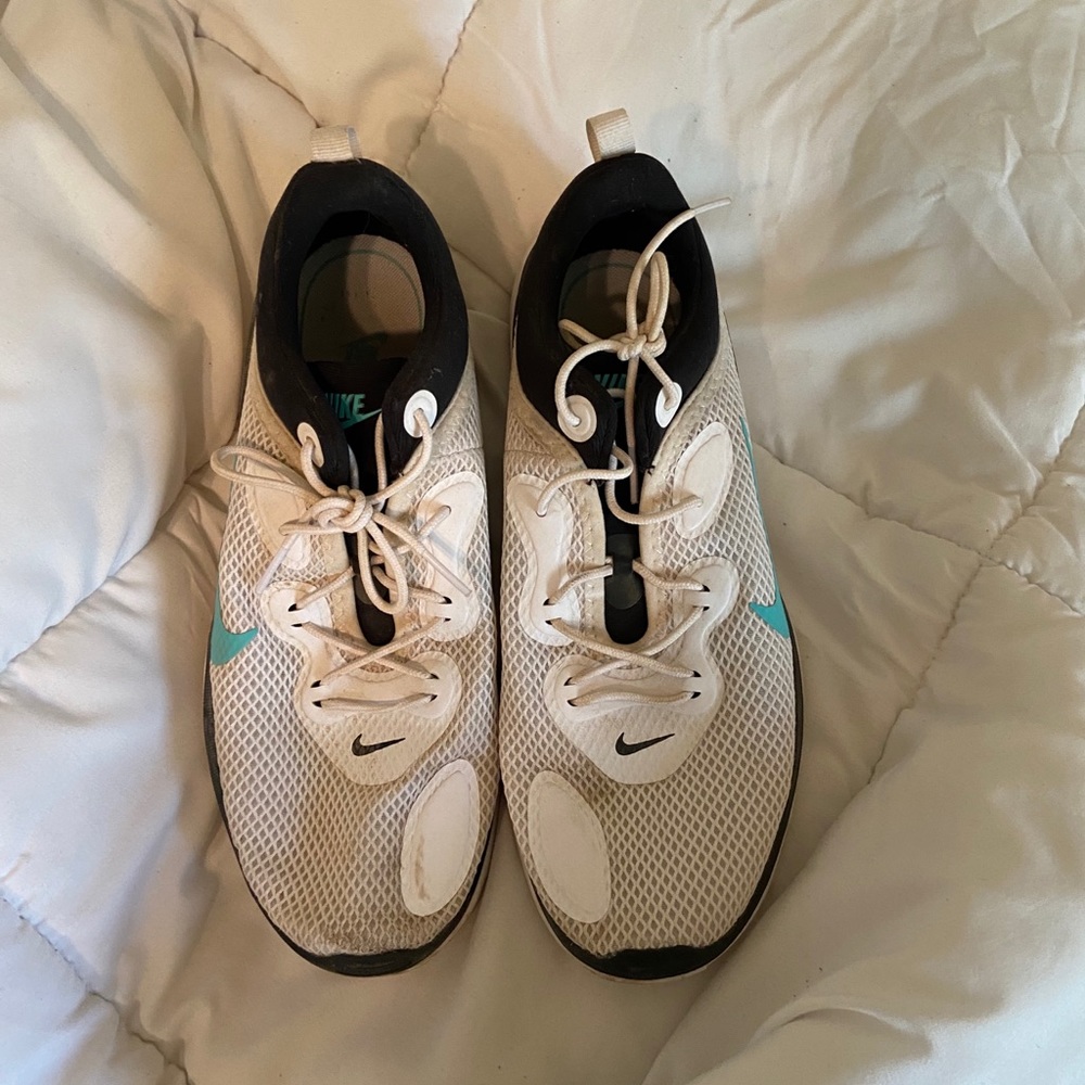 pretty worn nike running shoes